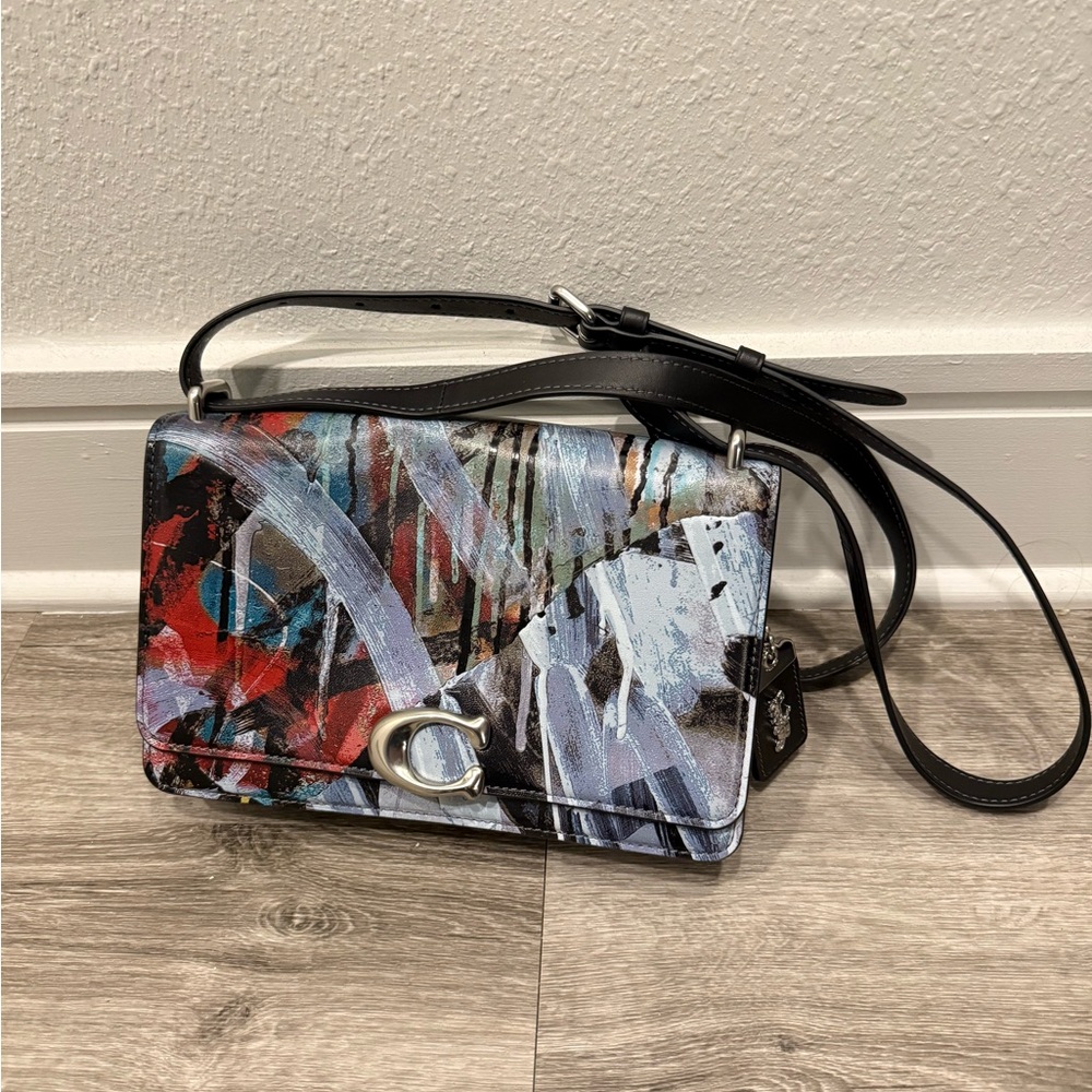 Coach Bandit Mint x Serf Abstract Crossbody Bag